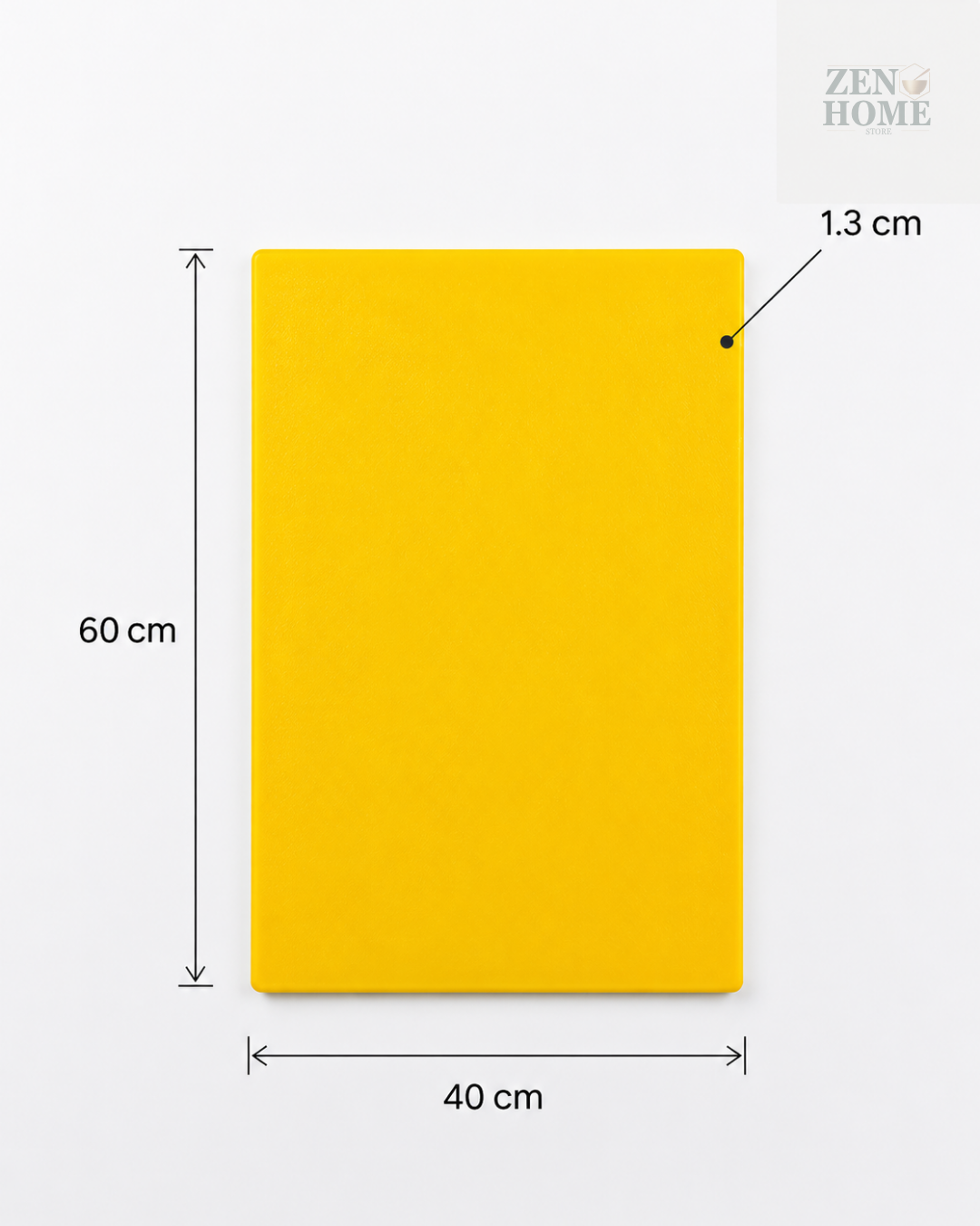 Tabla de Picar Profesional de Polipropileno de Alta Densidad 60*40*1.3 CM