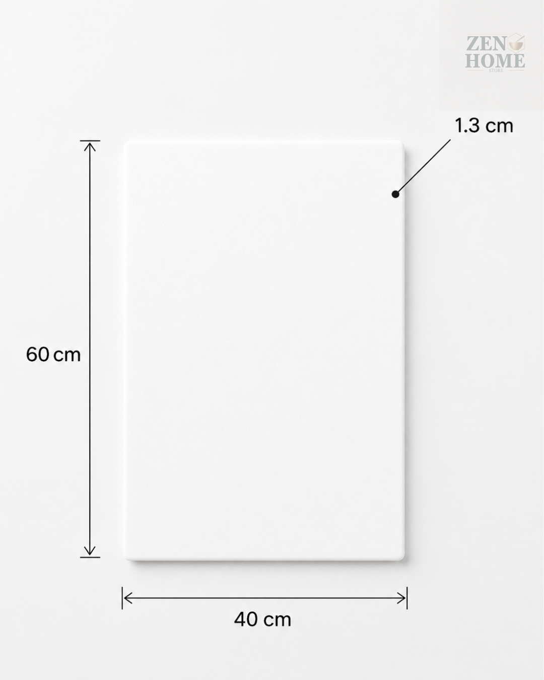 Tabla de Picar Profesional de Polipropileno de Alta Densidad  60*40*1.3 CM