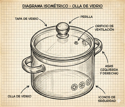 OLLA DE VIDRIO